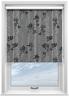 Birch Tree, Monochrome - Roller Blind